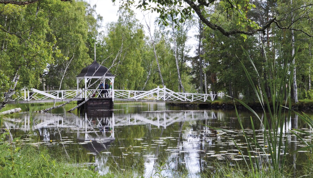 En vacker bro i Mariannelund.