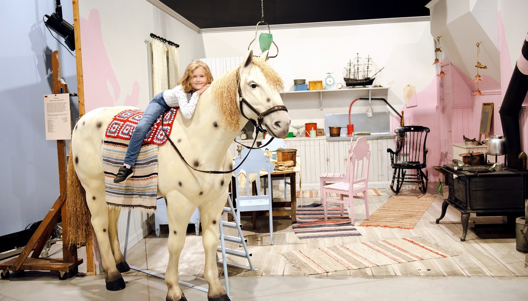Flicka på Lilla Gubben i Filmbyn