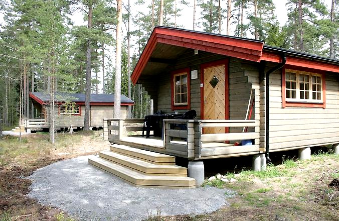 Campingstuga vid Movänta